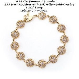.66 Ctw Diamond Bracelet